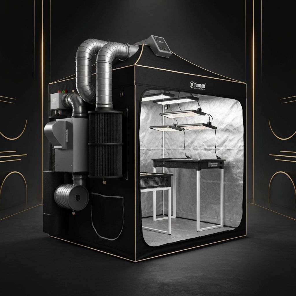 Grow Tent Kit Completo 120x120x200