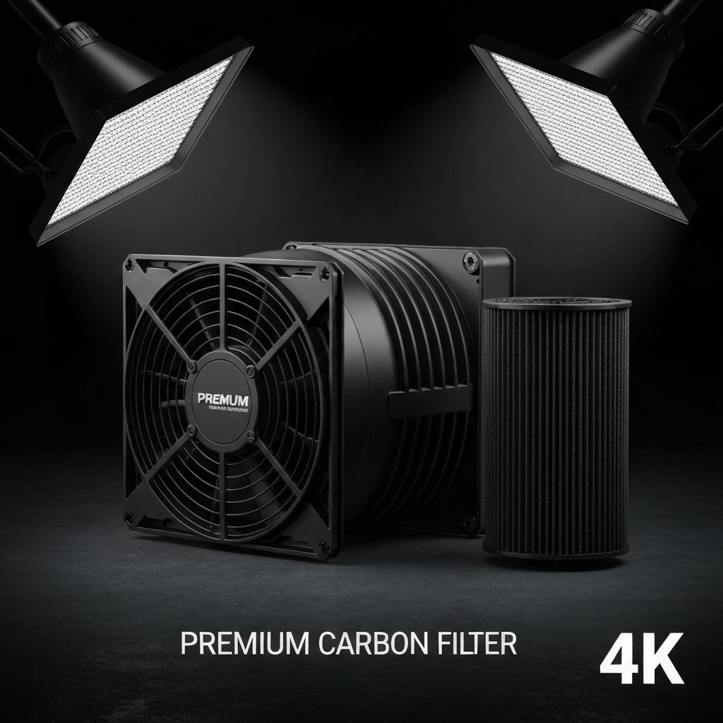 Sistema de Ventilacao 6" + Filtro Carvao